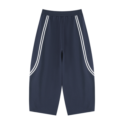 Unisex Wide Leg Piping Sweatpants