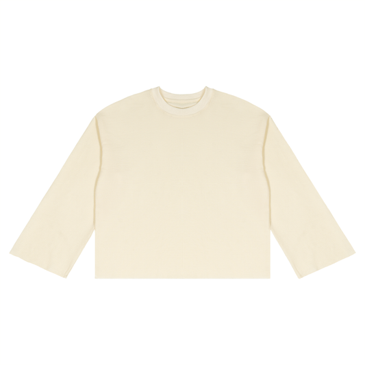 Unisex Waffle Raw Edge T-Shirt