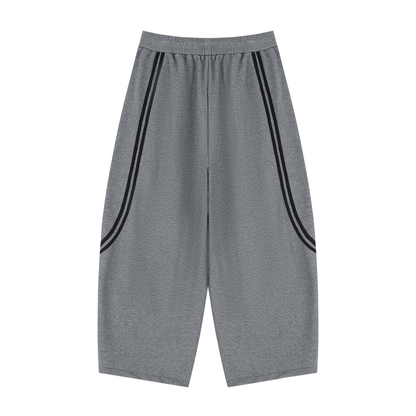 Unisex Wide Leg Piping Sweatpants