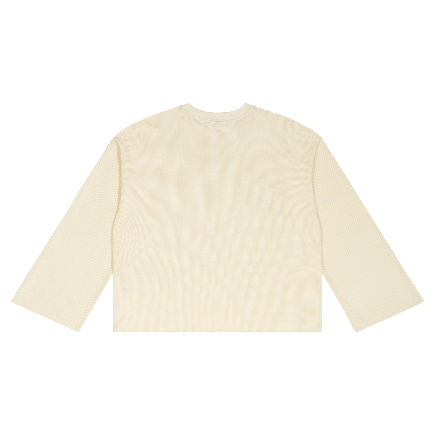 Unisex Waffle Raw Edge T-Shirt