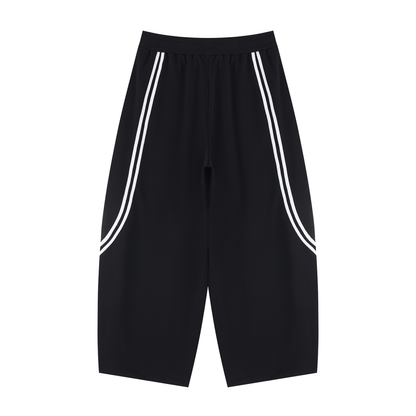 Unisex Wide Leg Piping Sweatpants