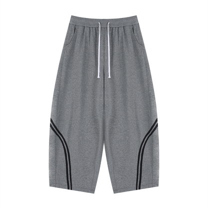 Unisex Wide Leg Piping Sweatpants