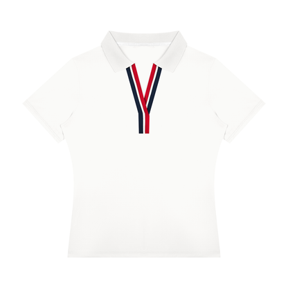 Women’s Color Block Polo Shirt