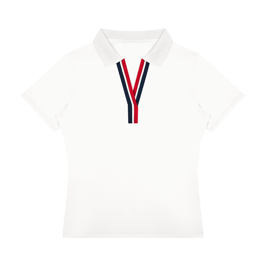 Women’s Color Block Polo Shirt
