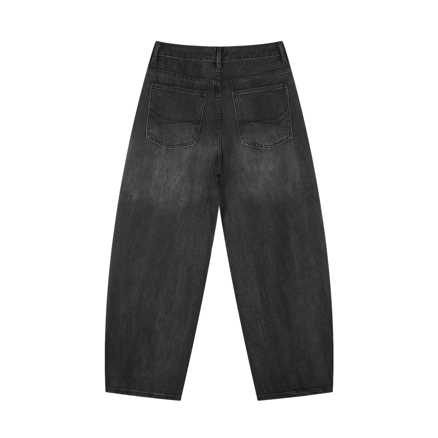 Sunfade Vintage Wash Barrel Leg Jeans