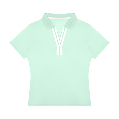 Women’s Color Block Polo Shirt