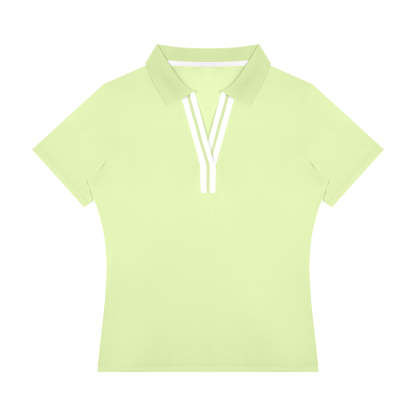 Women’s Color Block Polo Shirt