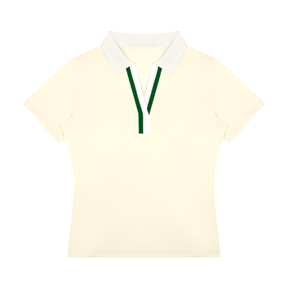 Women’s Color Block Polo Shirt