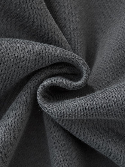 Relaxed Drawstring Three-quarter Sweatpants