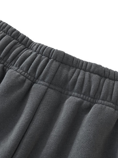 Relaxed Drawstring Three-quarter Sweatpants