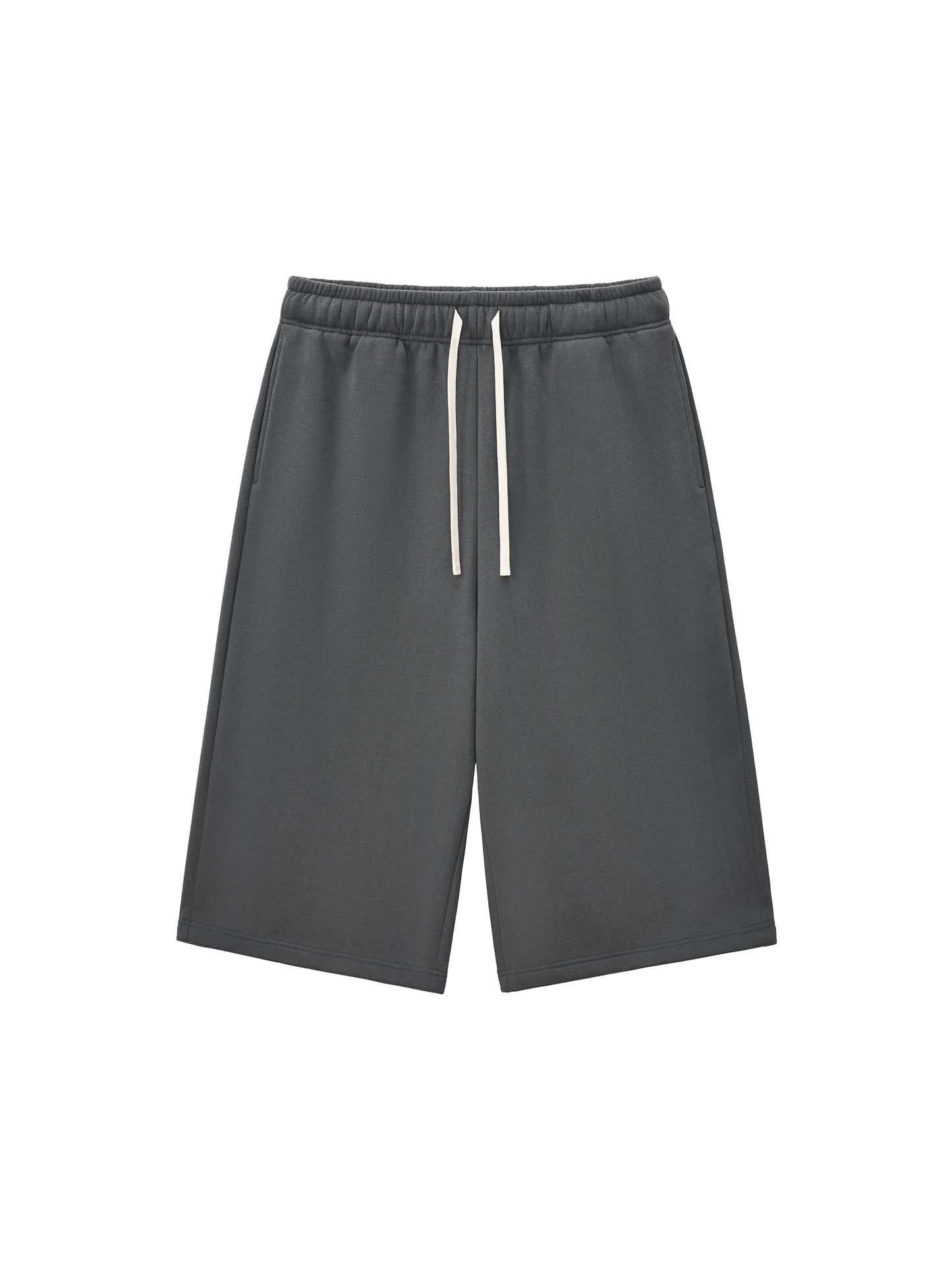 Relaxed Drawstring Three-quarter Sweatpants