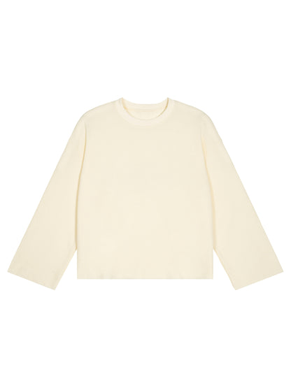 Unisex Waffle Raw Edge T-Shirt