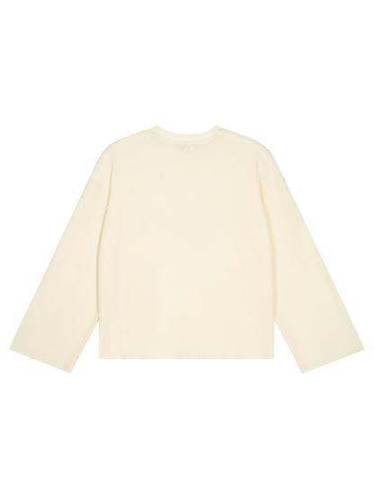 Unisex Waffle Raw Edge T-Shirt
