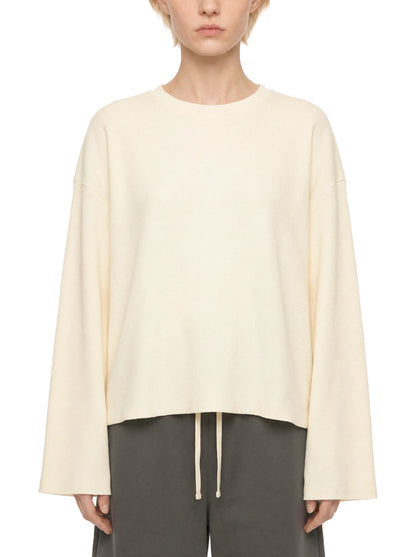Unisex Waffle Raw Edge T-Shirt