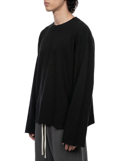 Unisex Waffle Raw Edge T-Shirt