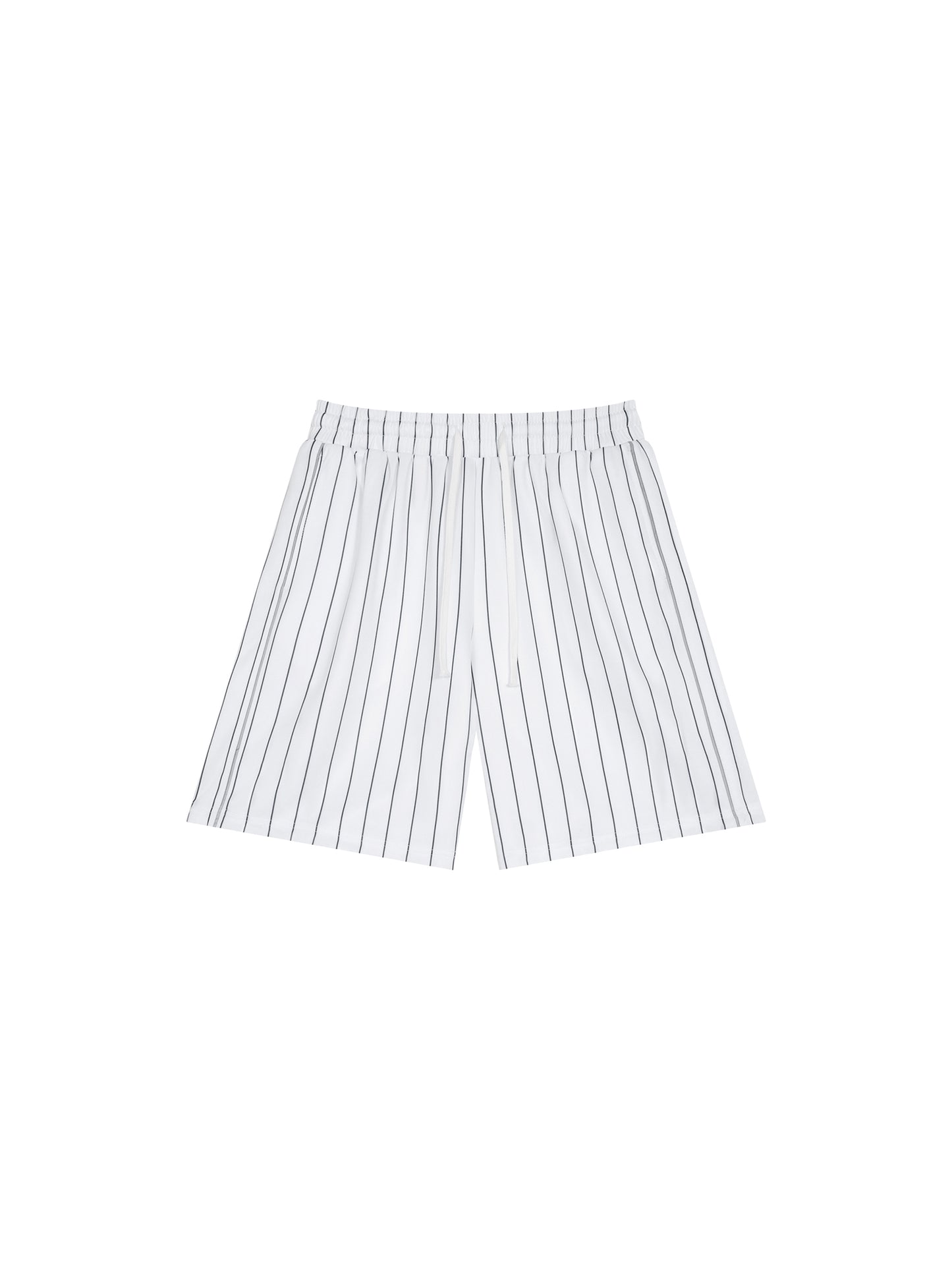 Unisex Striped Loose Fit Shorts