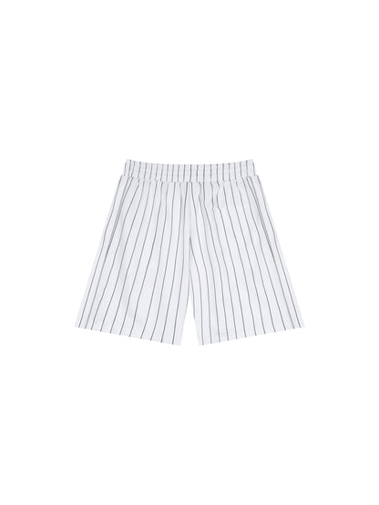 Unisex Striped Loose Fit Shorts