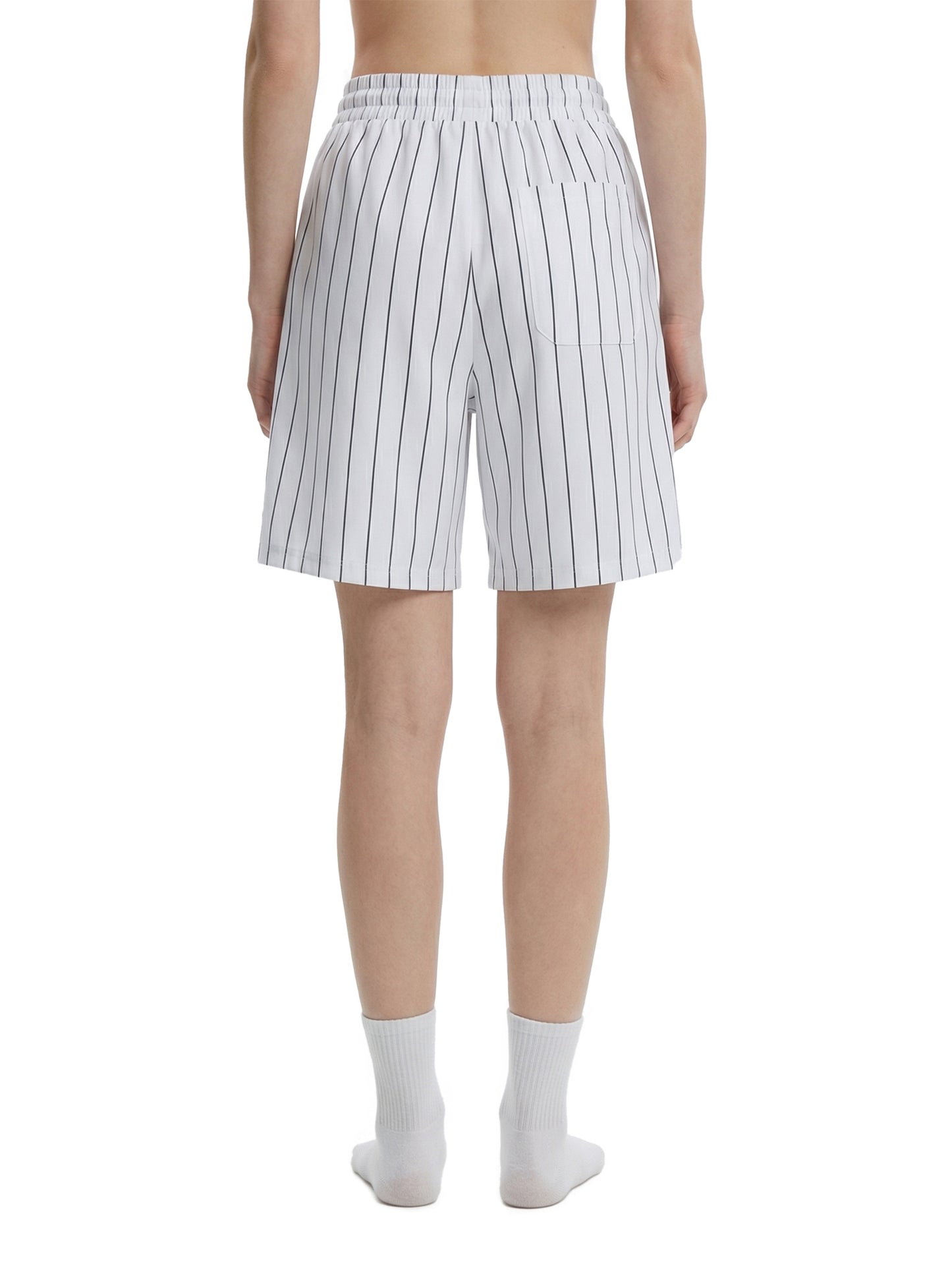 Unisex Striped Loose Fit Shorts