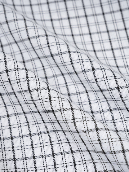 Unisex Plaid Loose Capri Shorts