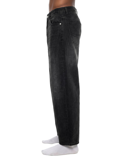 Sunfade Vintage Wash Barrel Leg Jeans
