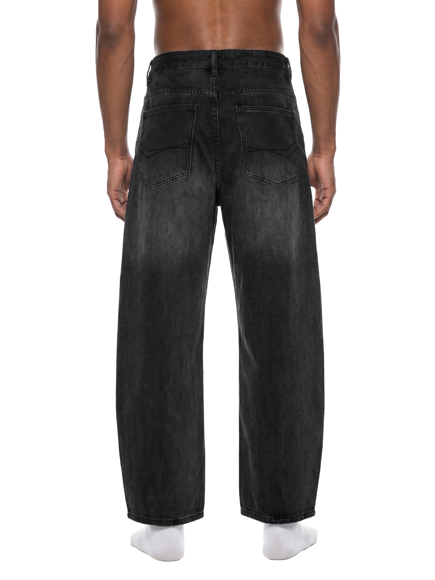 Sunfade Vintage Wash Barrel Leg Jeans
