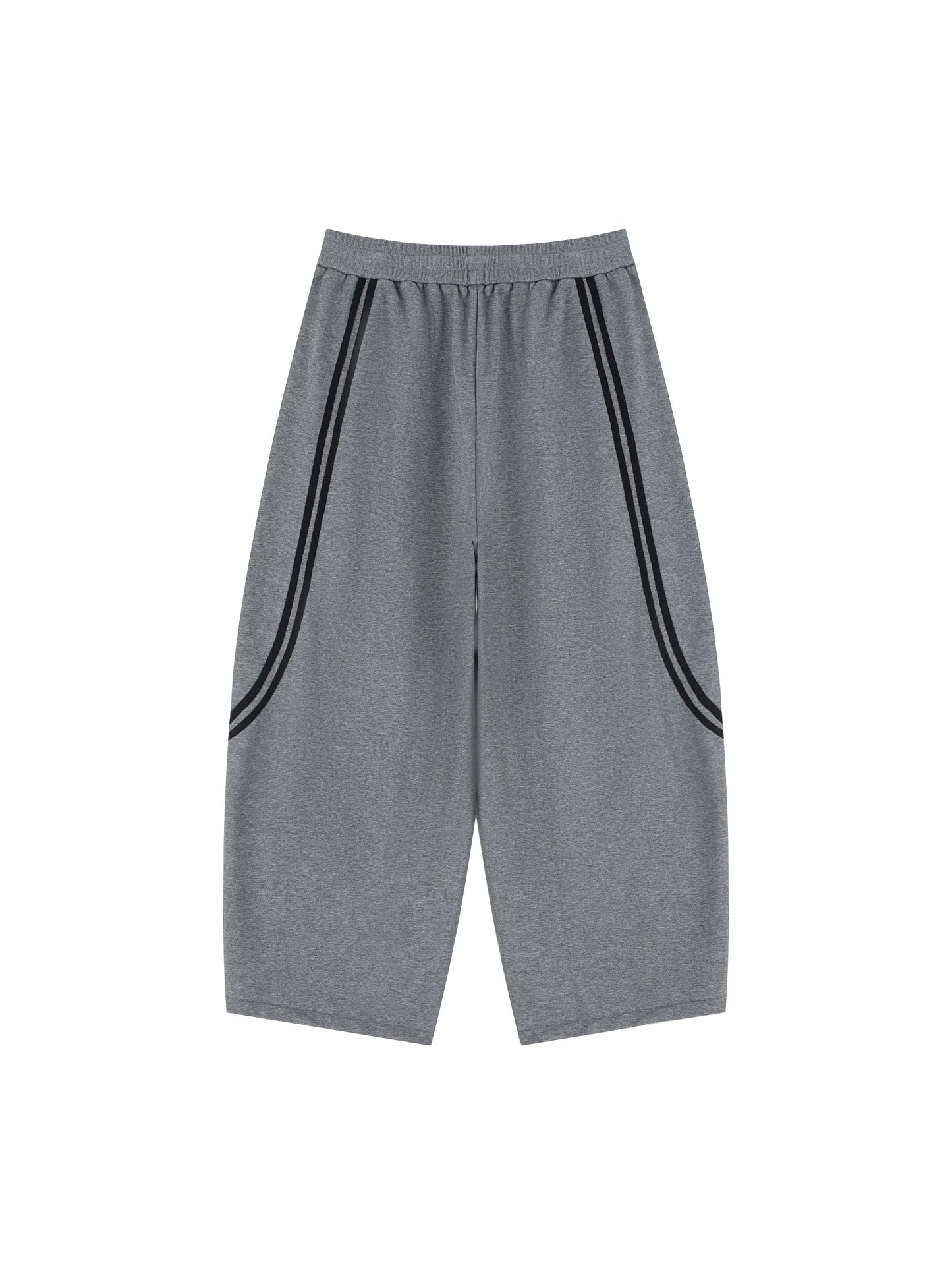 Unisex Wide Leg Piping Sweatpants