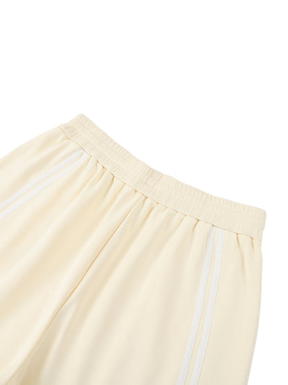 Unisex Wide Leg Piping Sweatpants