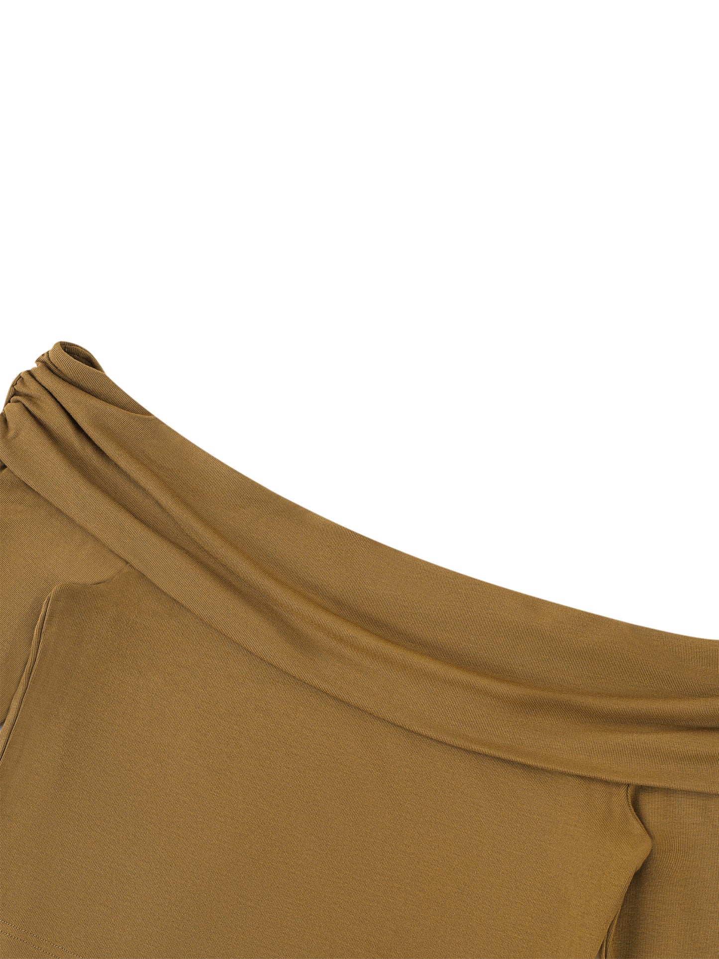 Women's Off-the-Shoulder Bell Sleeve Crop T-Shirt