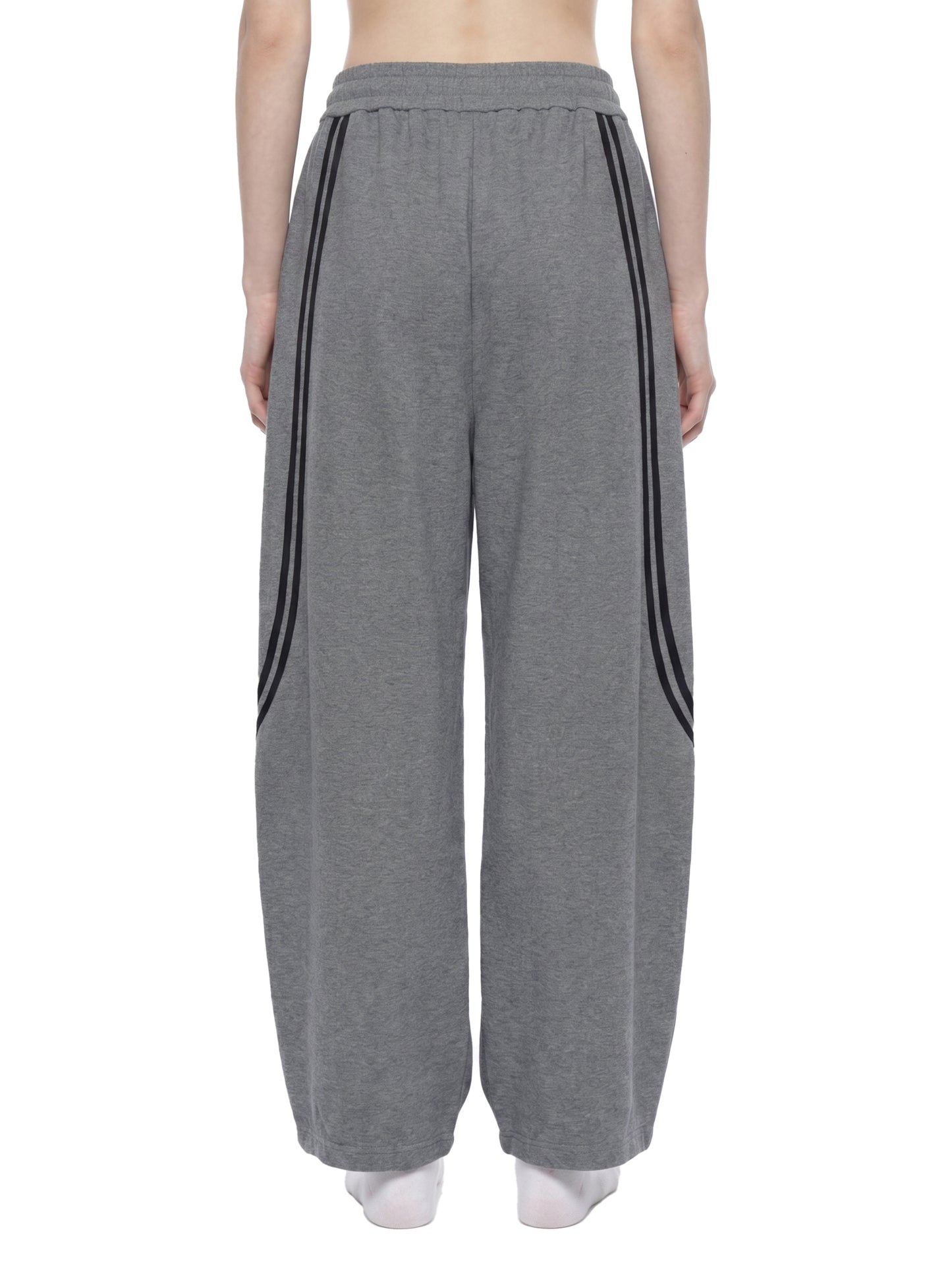Unisex Wide Leg Piping Sweatpants