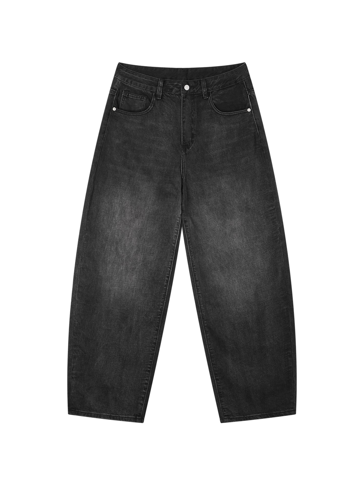 Sunfade Vintage Wash Barrel Leg Jeans
