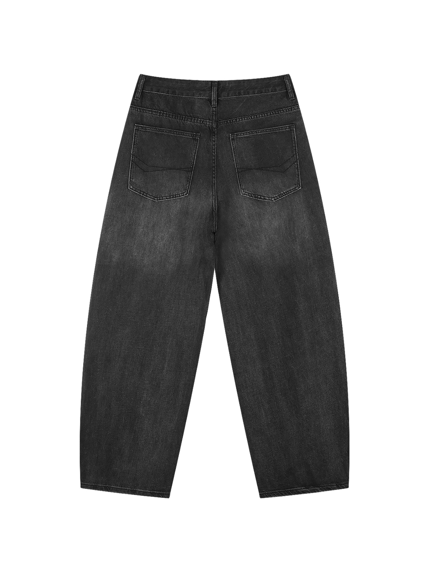 Sunfade Vintage Wash Barrel Leg Jeans