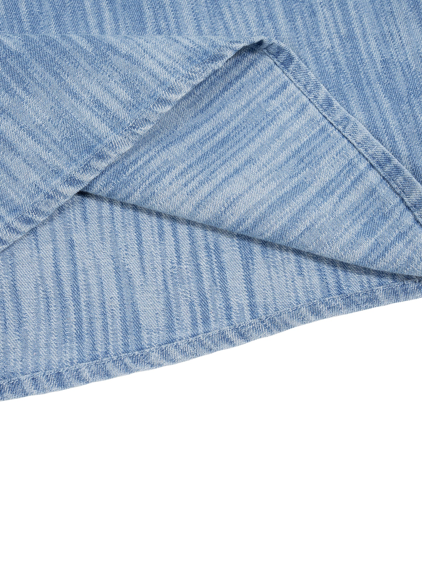 Unisex Boxy Vintage Wash Denim Shirt