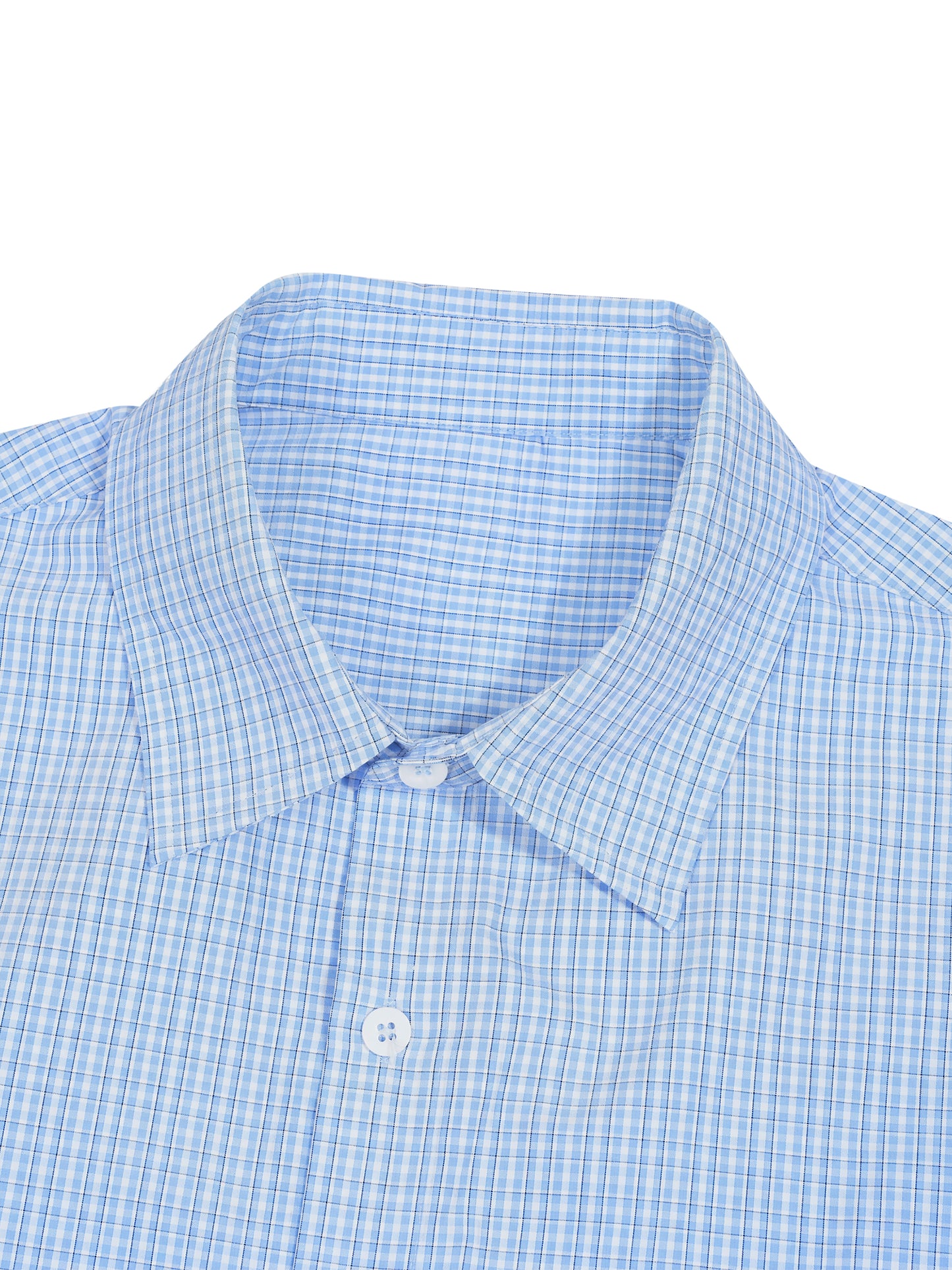 Unisex Boxy Plaid Long Sleeve Shirt