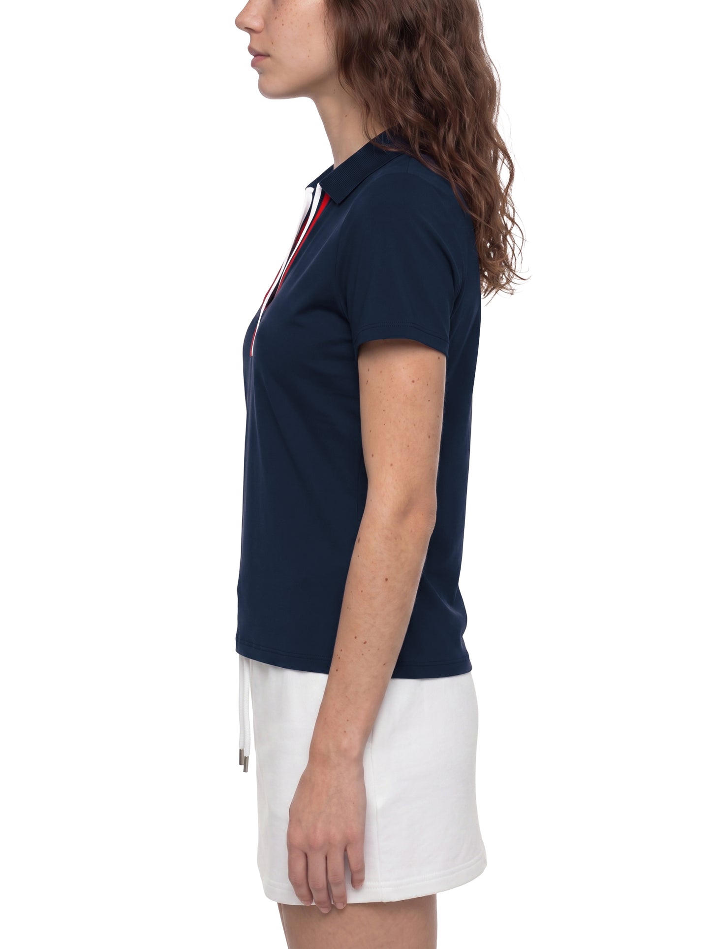 Women’s Color Block Polo Shirt